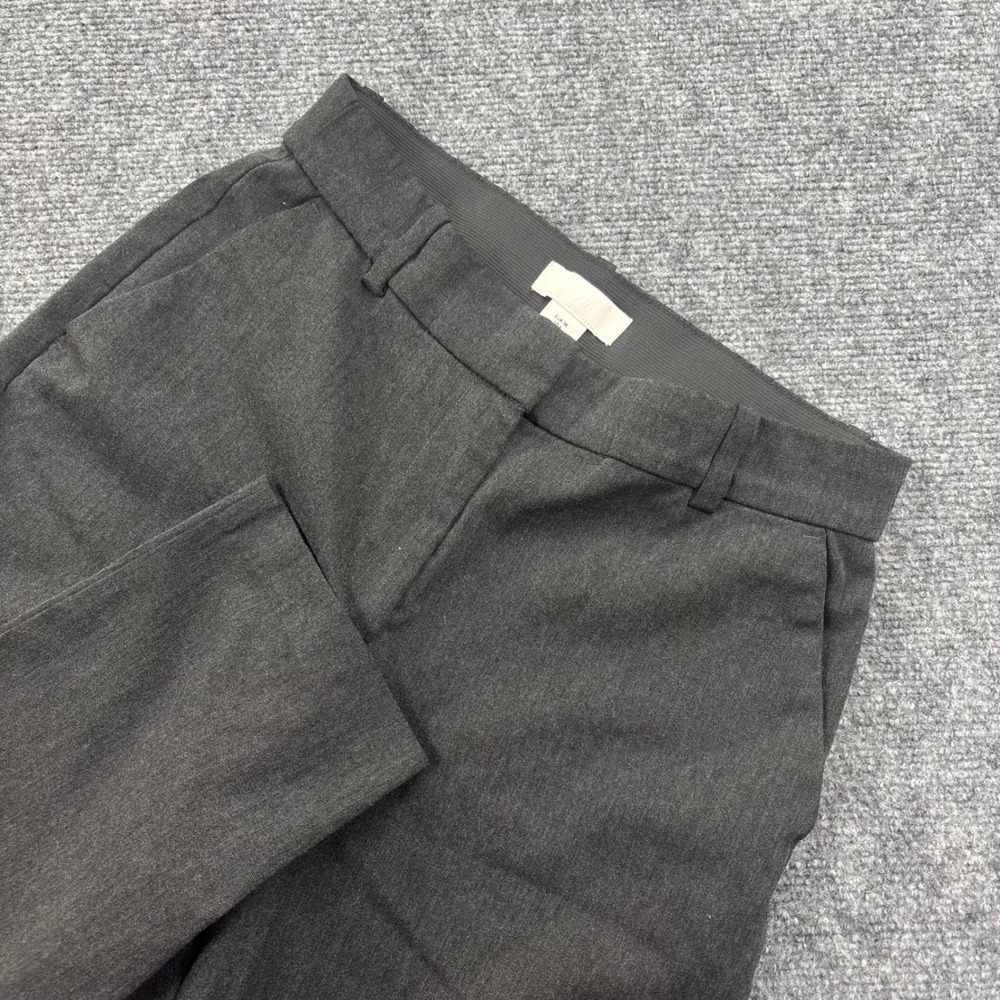 H&M Ankle Dress Pants Size 6 Dark‎ Gray Tapered Professional Workwear Womens